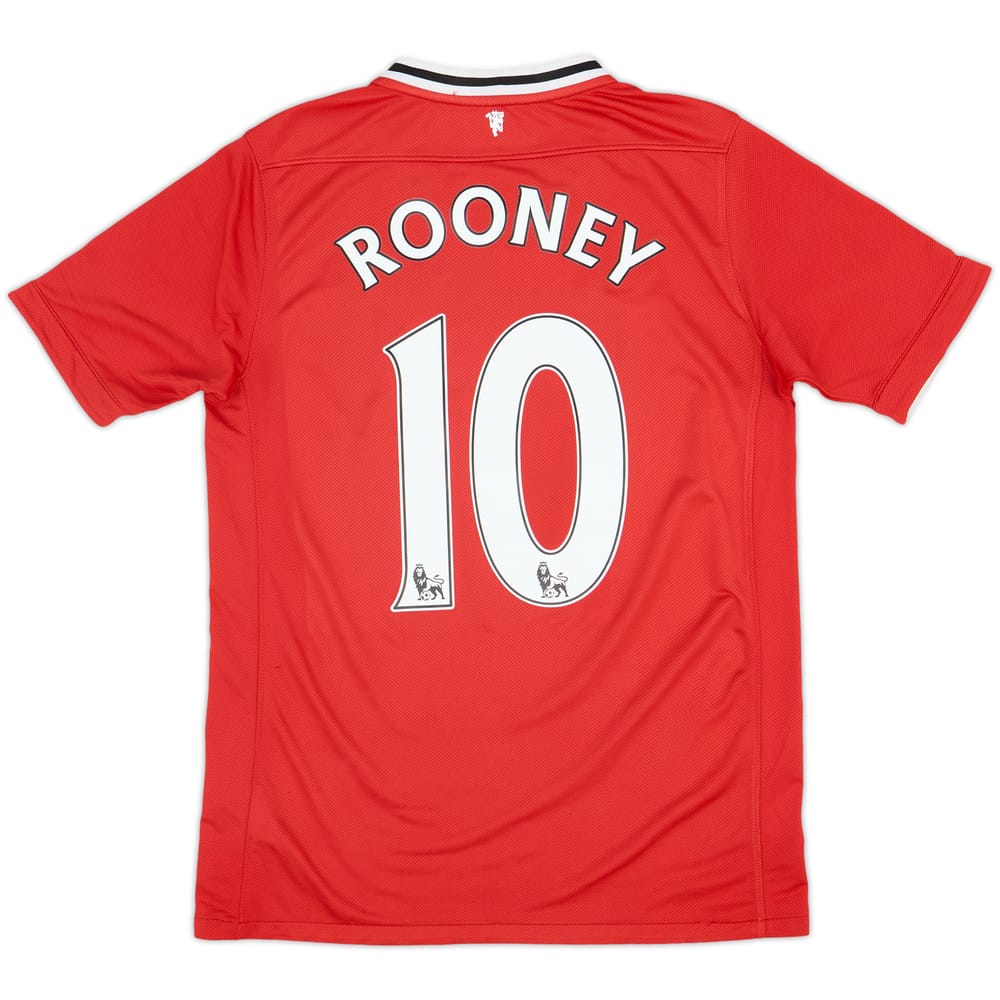 2011-12 Manchester United Home Shirt Rooney #10 - 8/10 - (XL.Boys)