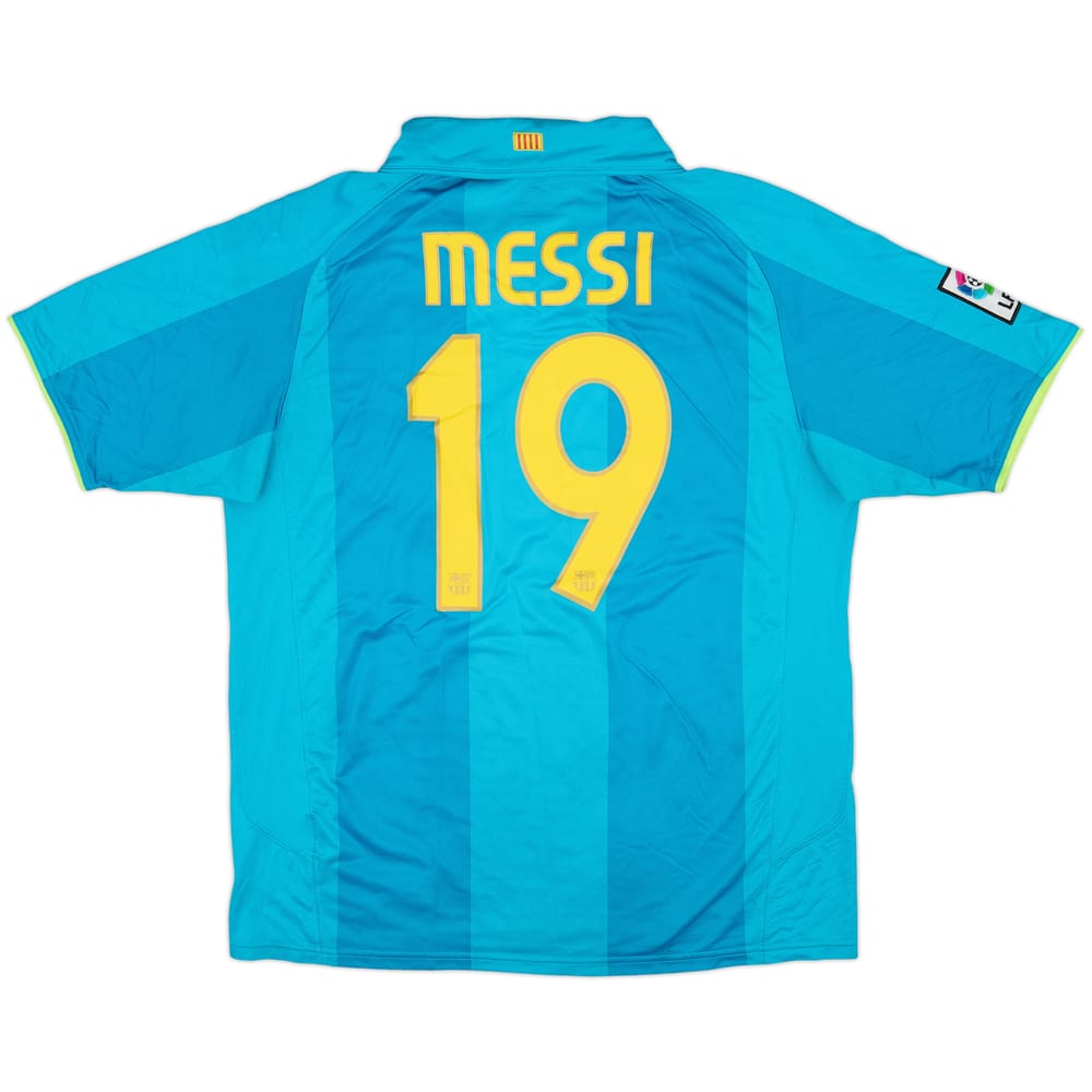 2007-09 Barcelona Away Shirt Messi #19 - 7/10 - (L)