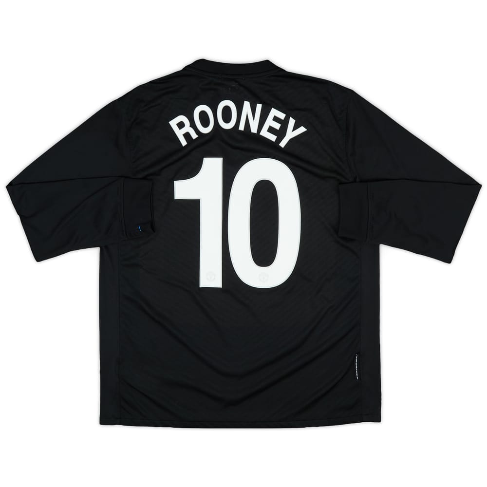 2009-10 Manchester United Away L/S Shirt Rooney #10 - 6/10 - (L)