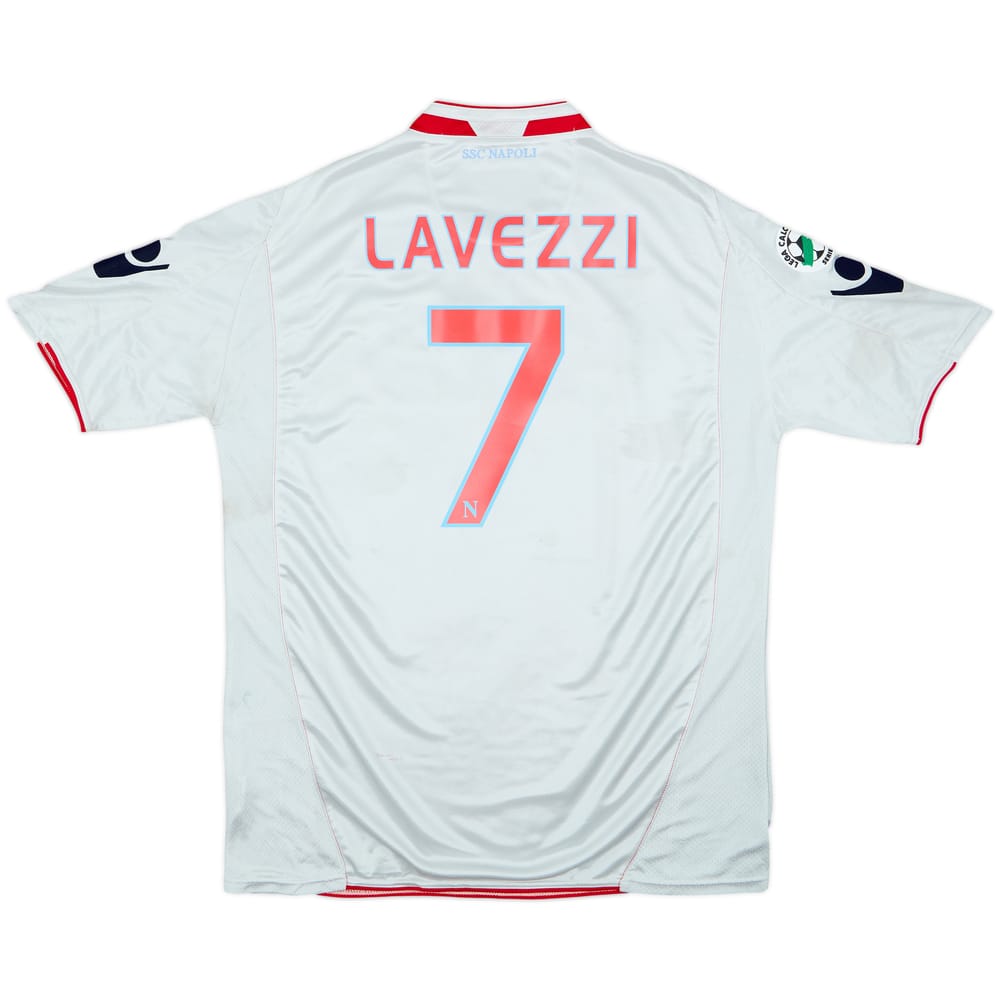 2009-10 Napoli Away Shirt Lavezzi #7 - 6/10 - (3XL)