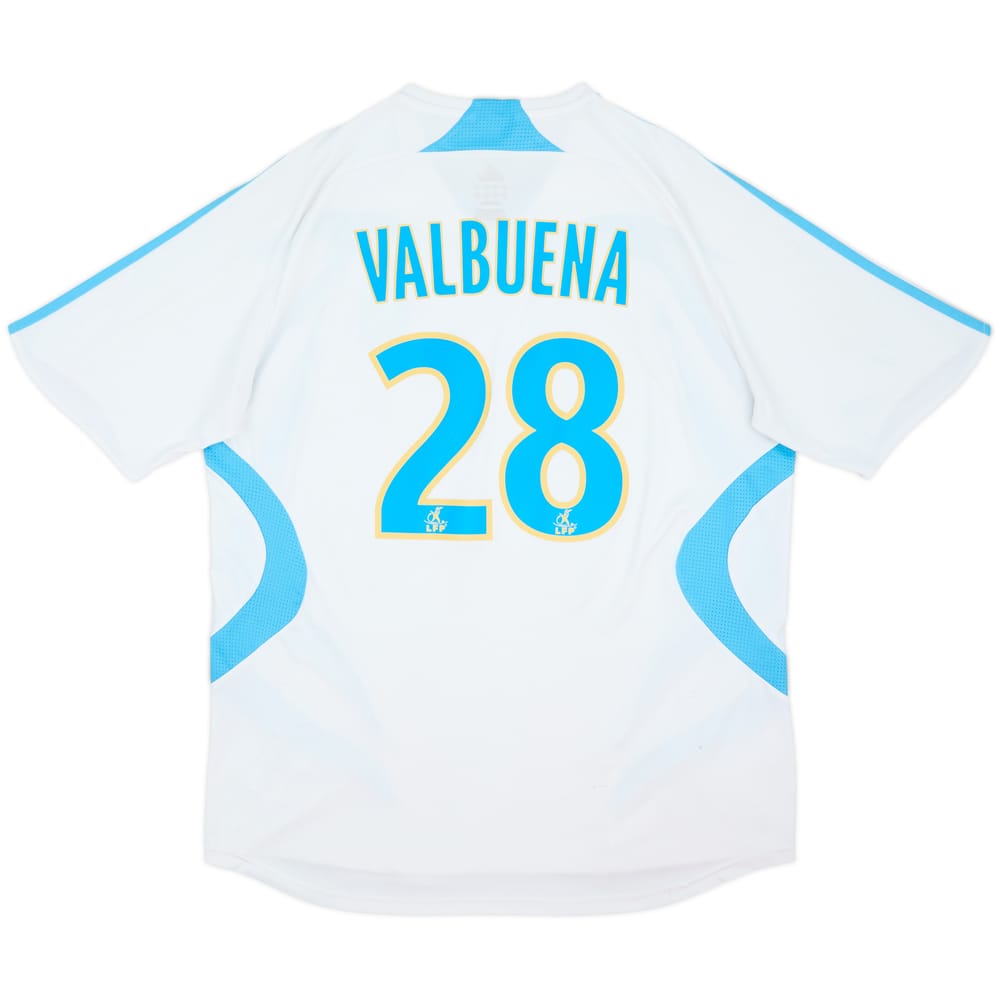 2007-08 Olympique Marseille Home Shirt Valbuena #28 - 7/10 - (L)