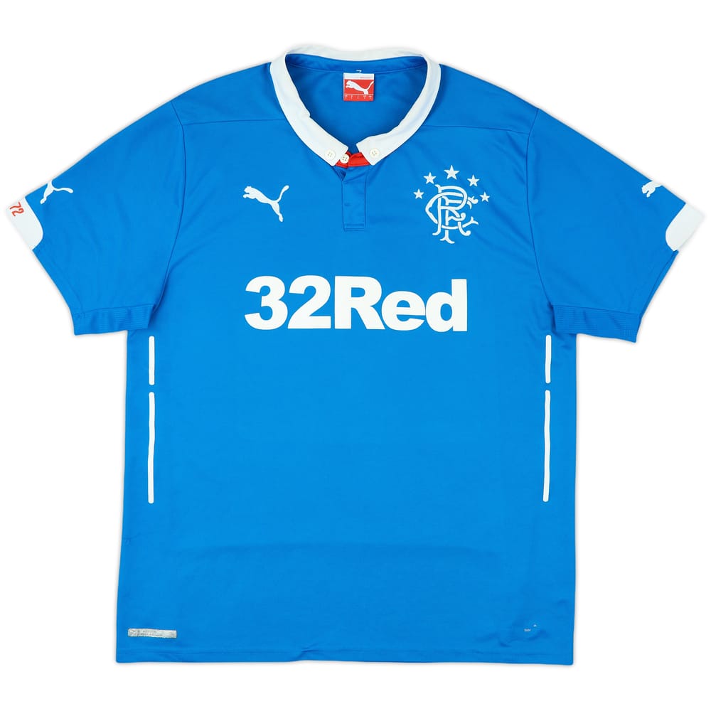 2014-15 Rangers Home Shirt - 8/10 - (L)