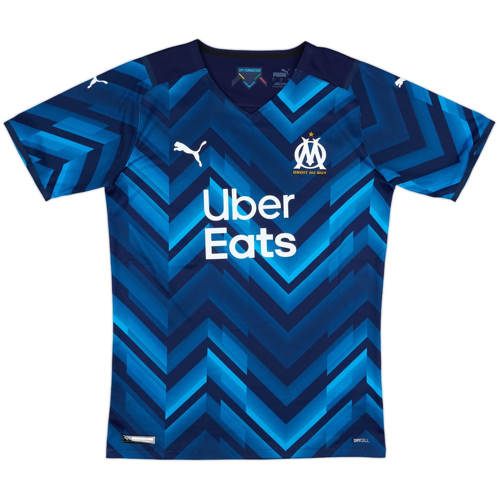 2021-22 Olympique Marseille Authentic Away Shirt - 10/10 - (L)