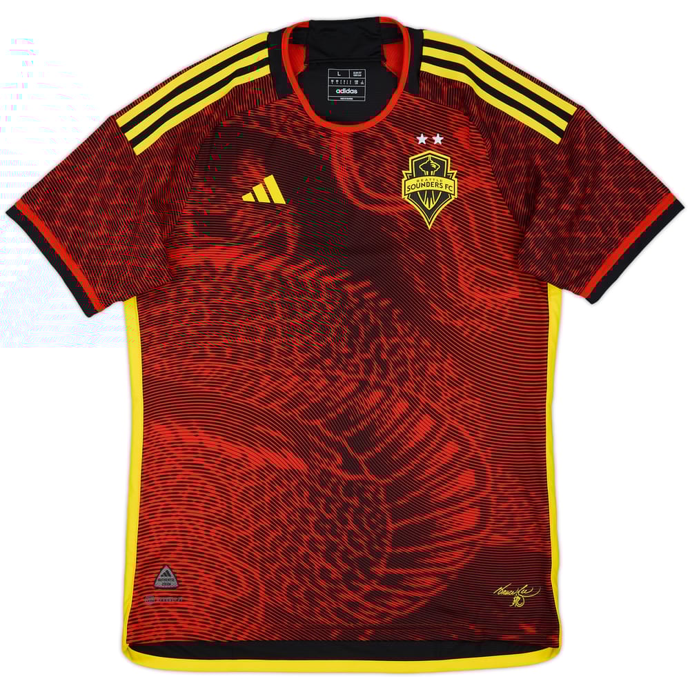 2023-24 Seattle Sounders Authentic Away Shirt - 10/10 - (L)