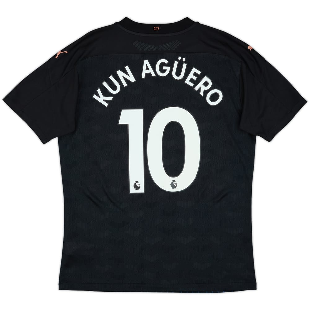 2020-21 Manchester City Authentic Away Shirt Kun Aguero #10 - 10/10 - (L)