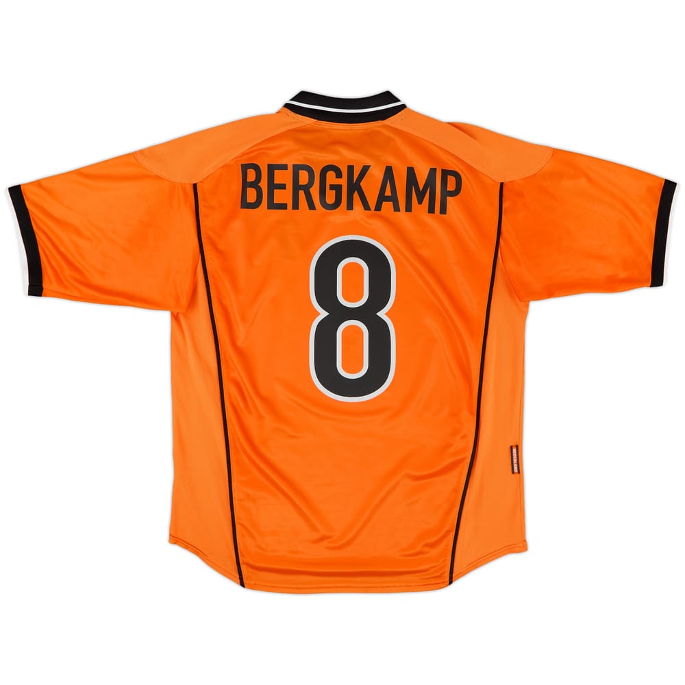 1998-00 Netherlands Home Shirt Bergkamp #8 - 6/10 - (L)
