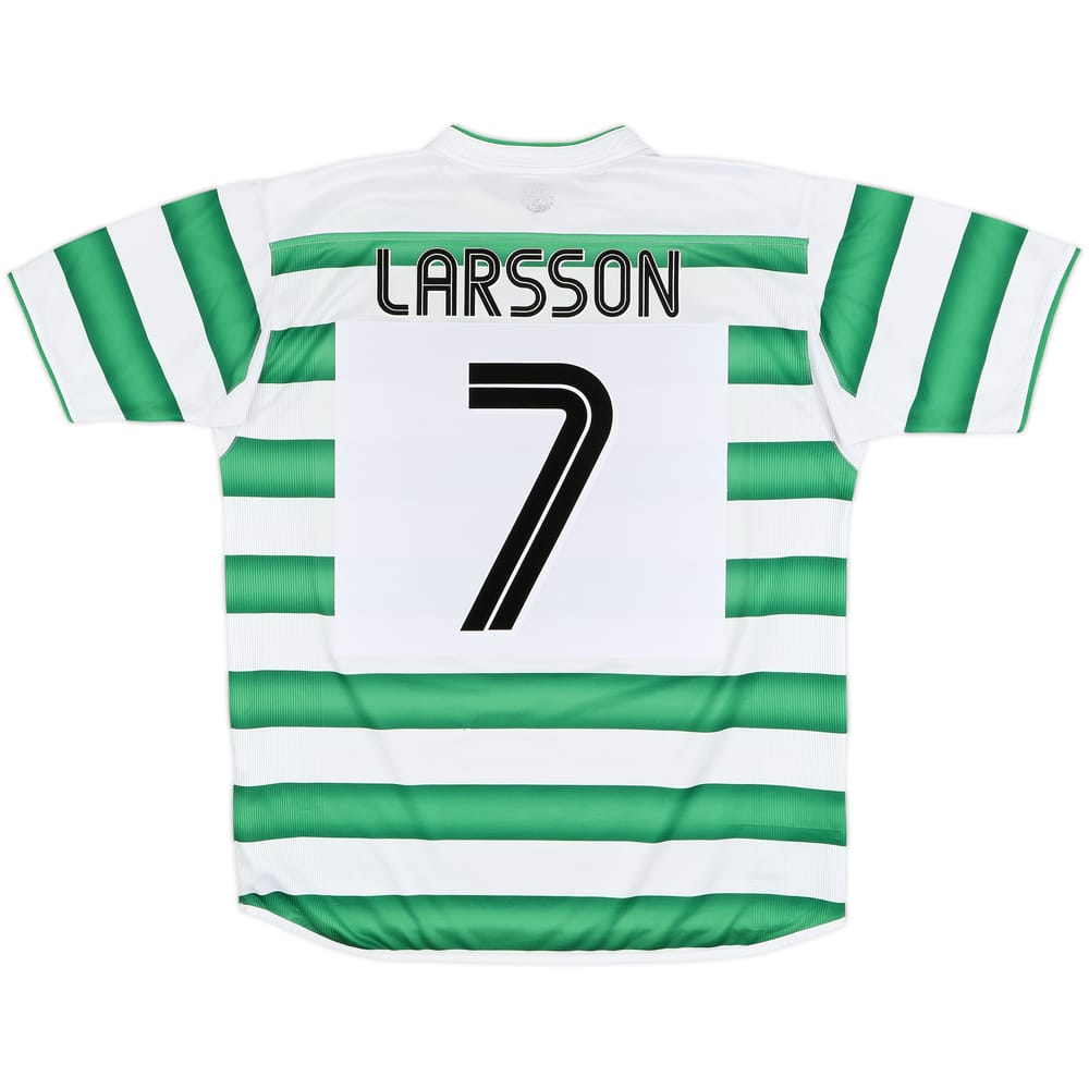 2003-04 Celtic Home Shirt Larsson #7 - 6/10 - (XL)
