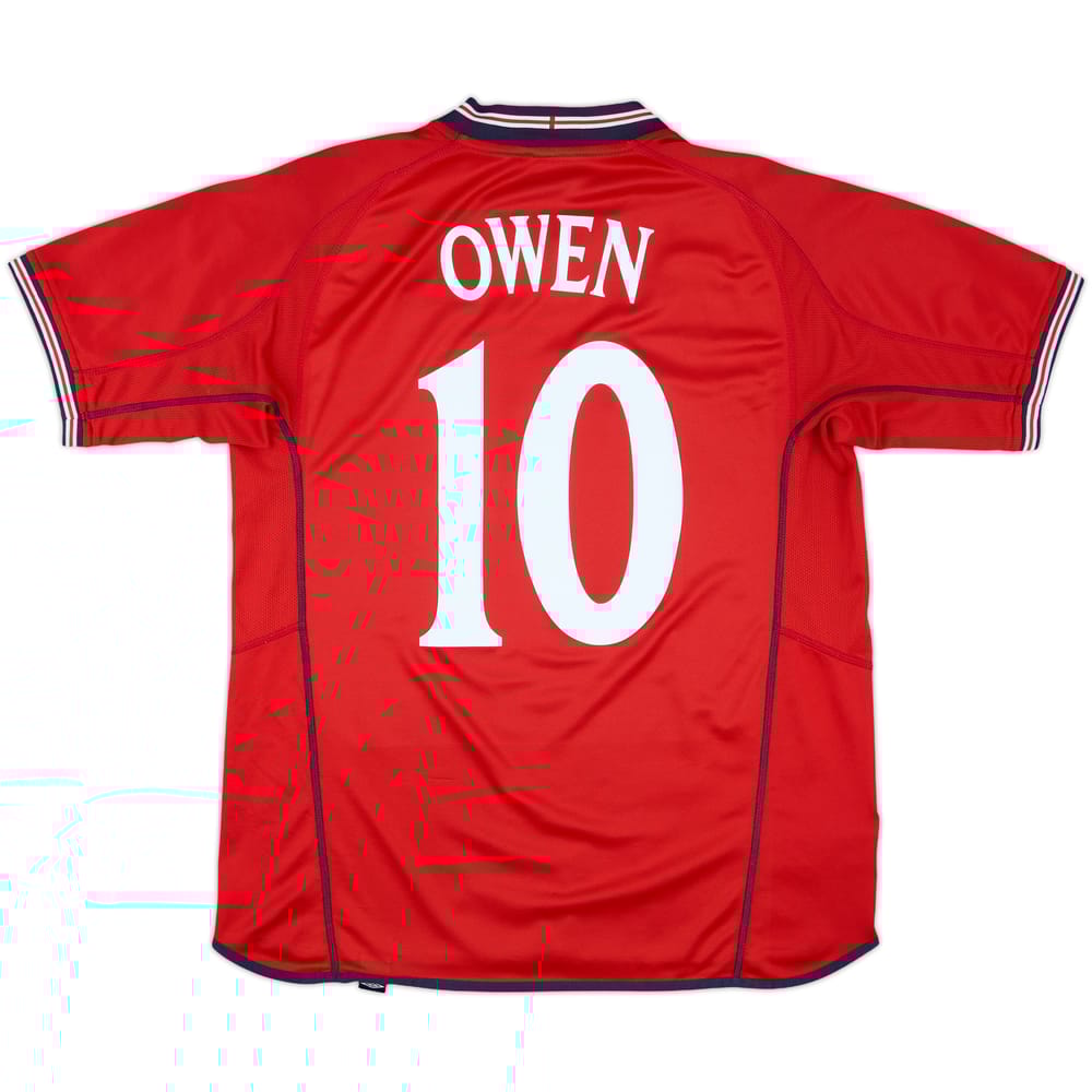 2002-04 England Away Shirt Owen #10 - 6/10 - (M)