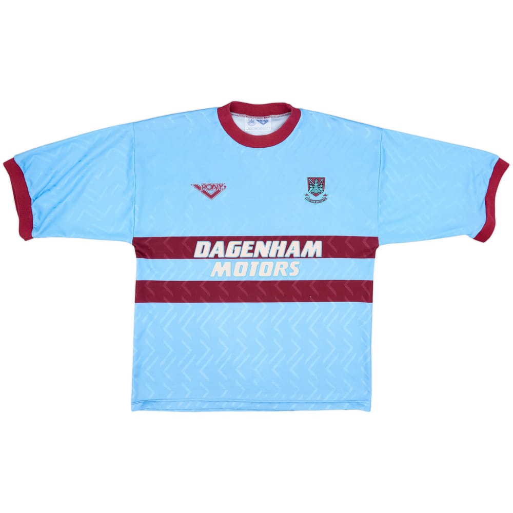 1993-95 West Ham Away Shirt - 6/10 - (XL)