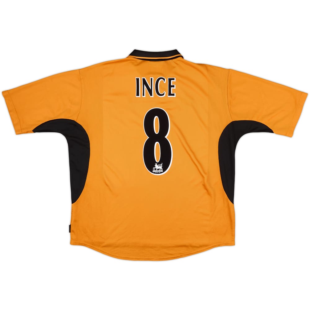 2002-04 Wolves Home Shirt Ince #8 - 8/10 - (XL)