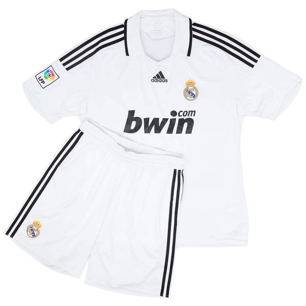 2008-09 Real Madrid Home Shirt and Shorts - 9/10 - (L)