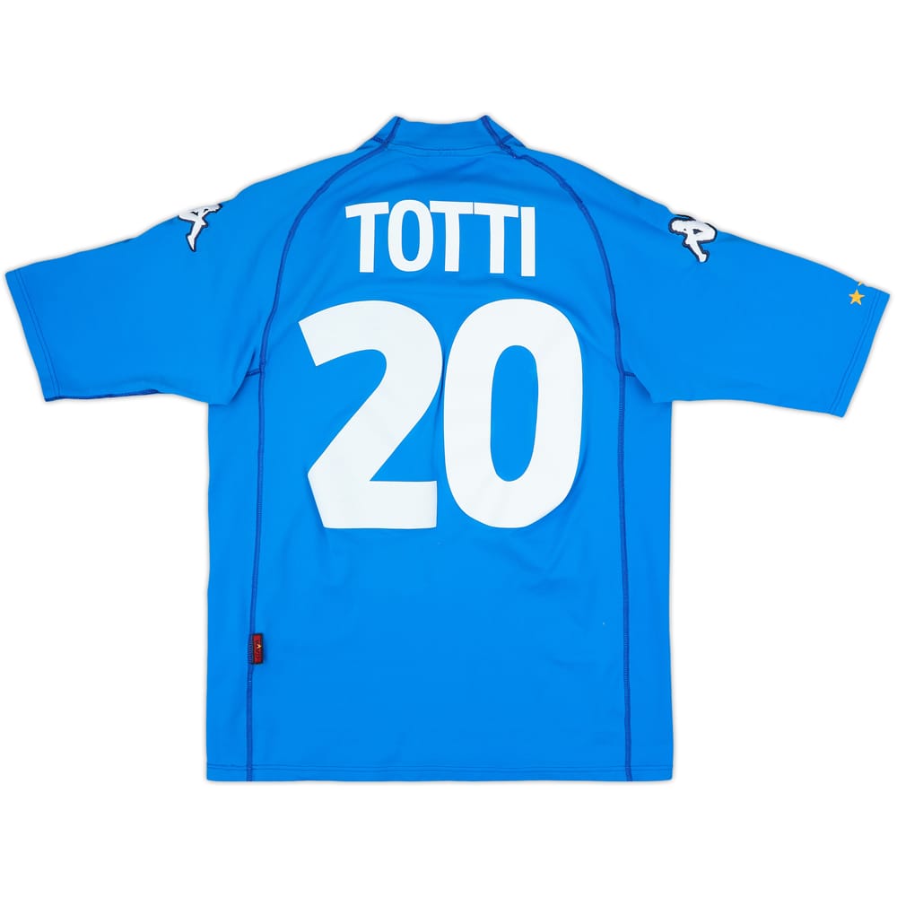 2000-01 Italy Home Shirt Totti #20 - 10/10 - (M)