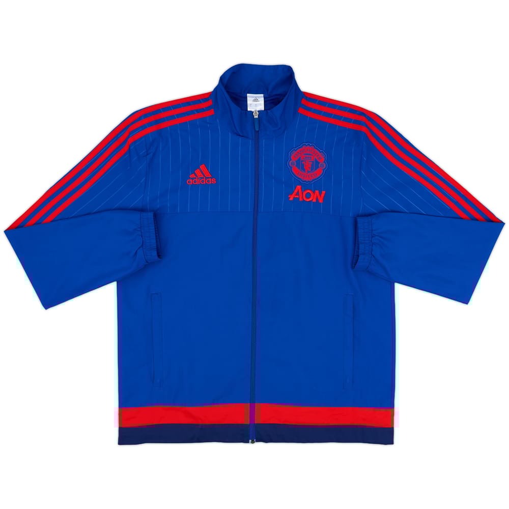 2015-16 Manchester United adidas Track Jacket - 9/10 - (M)