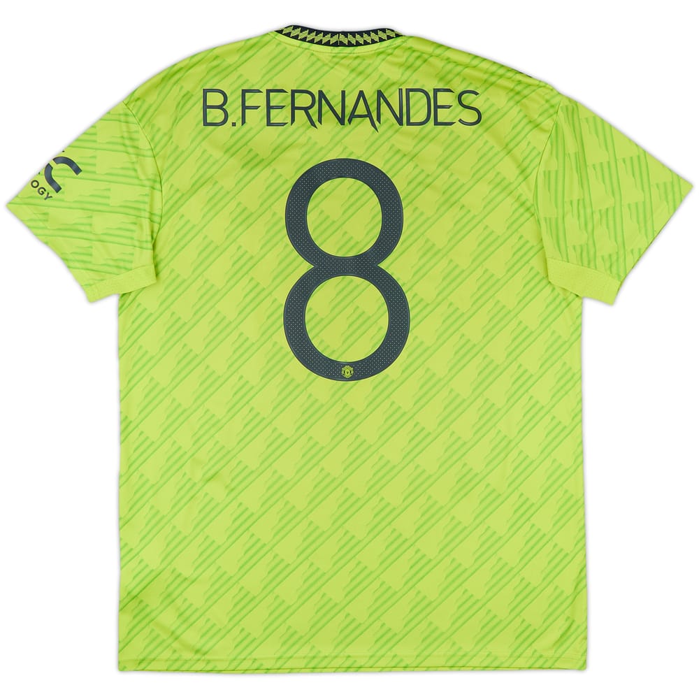 2022-23 Manchester United Third Shirt B.Fernandes #8 - 6/10 - (XL)