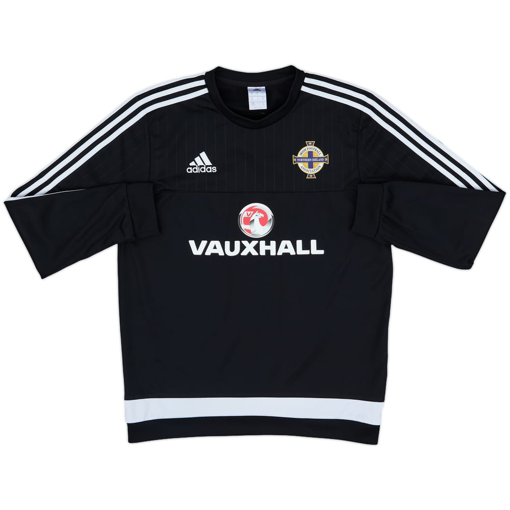 2015-16 Northern Ireland adidas Sweat Top - 8/10 - (M)