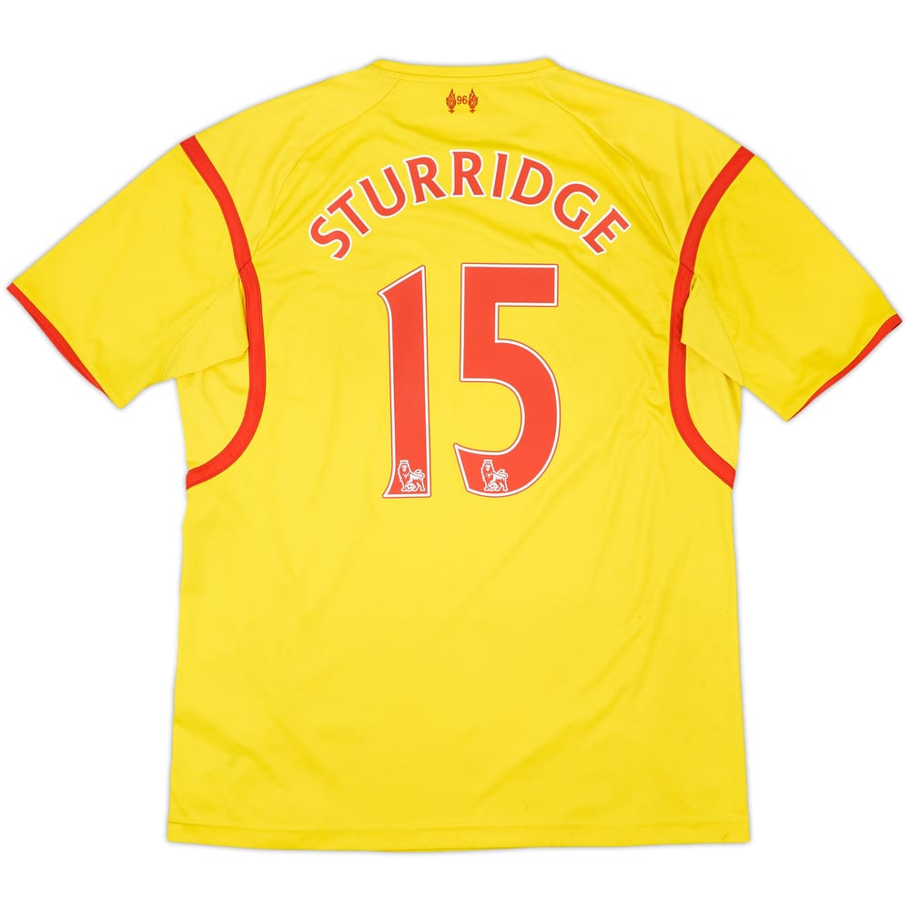 2014-15 Liverpool Away Shirt Sturridge #15 - 6/10 - (XL)