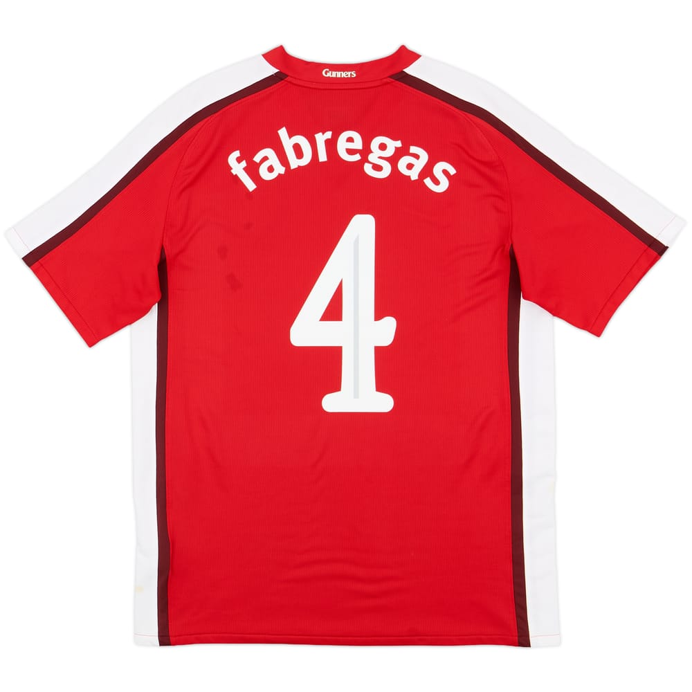 2008-10 Arsenal Home Shirt Fabregas #4 - 7/10 - (M)