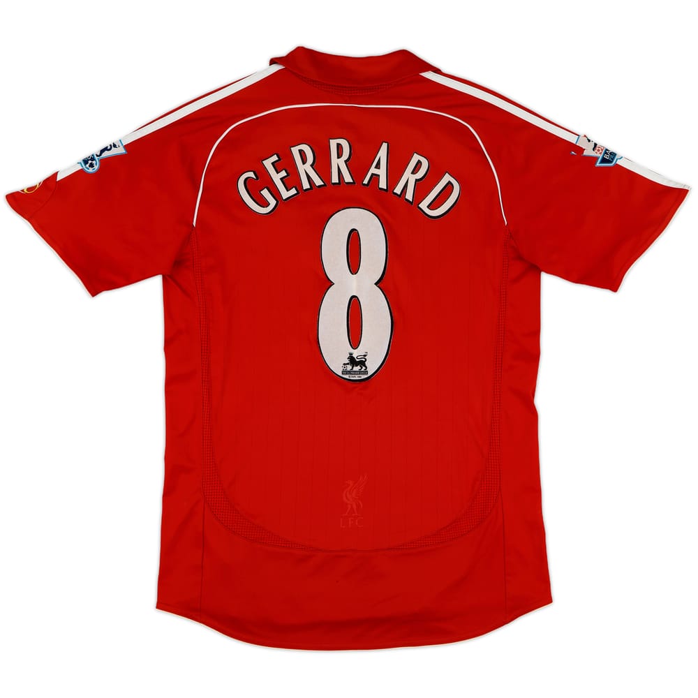 2006-08 Liverpool Home Shirt Gerrard #8 - 5/10 - (S)