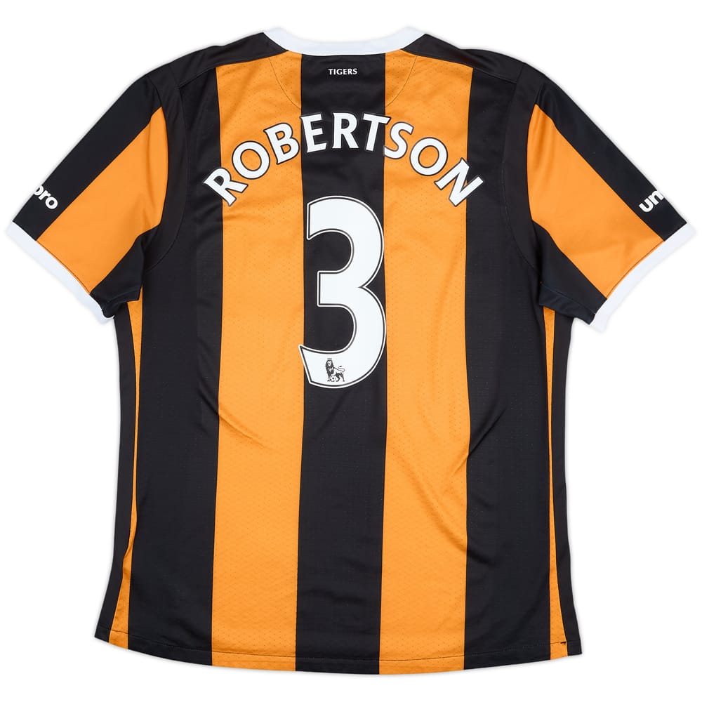 2016-17 Hull City Home Shirt Robertson #3 - 9/10 - (XL)