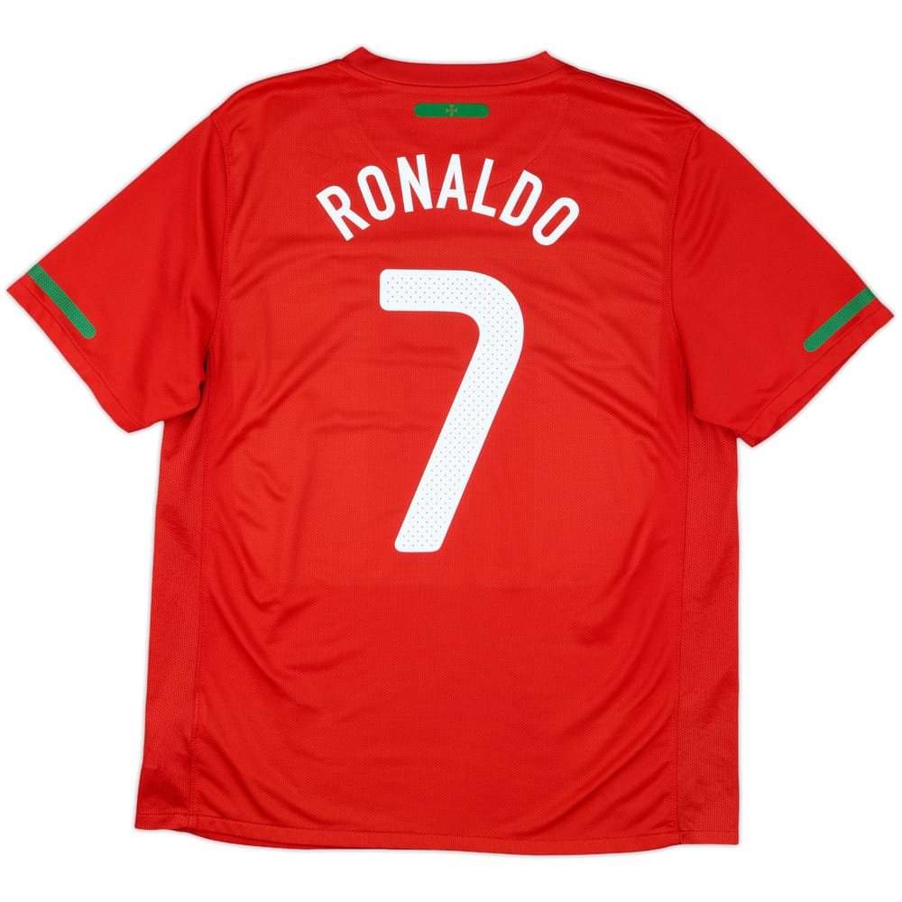 2010-11 Portugal Home Shirt Ronaldo #7 - 8/10 - (L)
