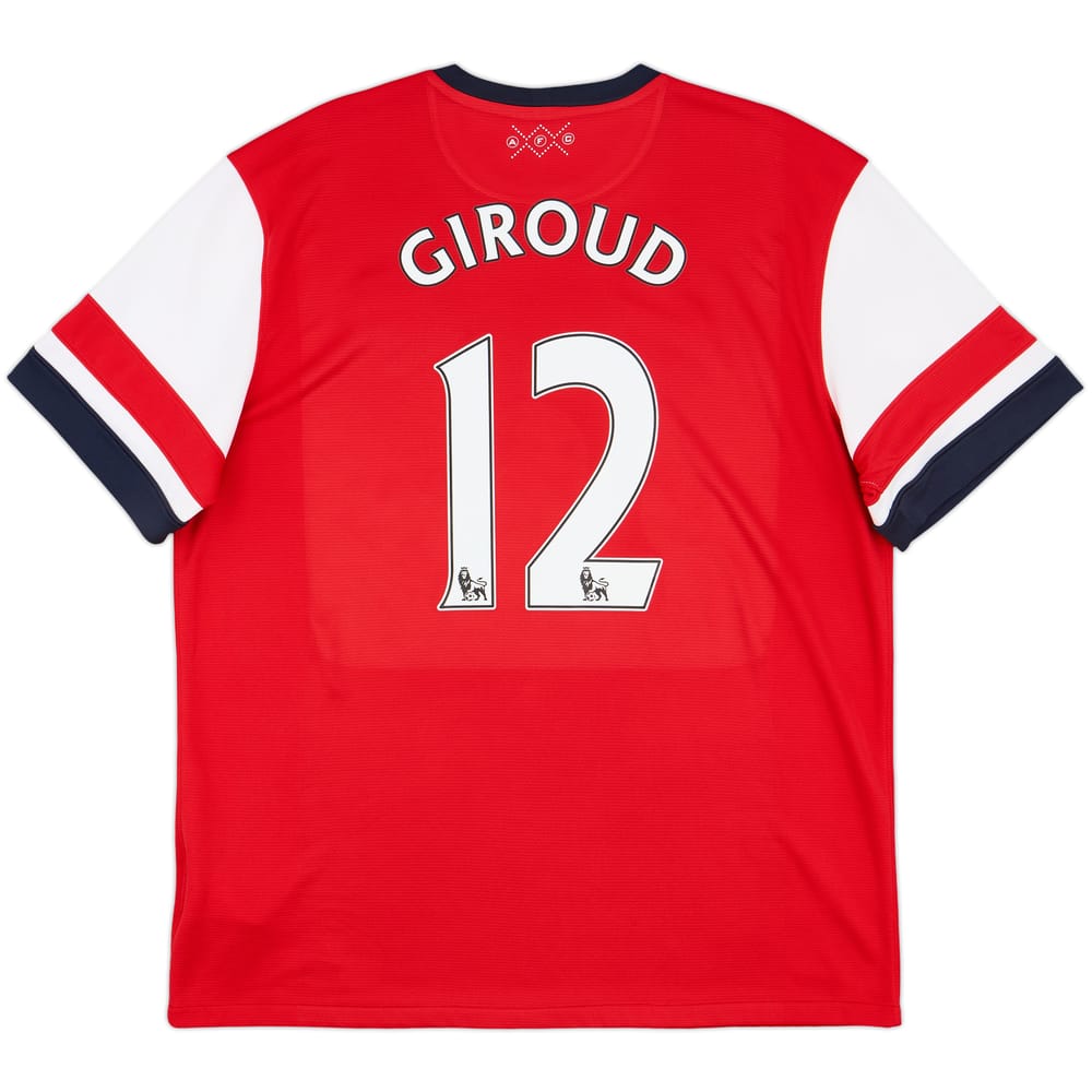 2012-14 Arsenal Home Shirt Giroud #12 - 8/10 - (XL)