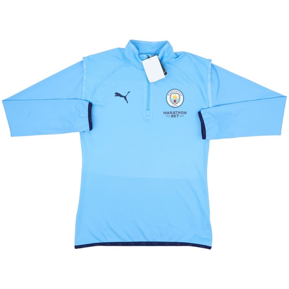 2020-21 Manchester City Puma 1/4 Zip Training Top (S)
