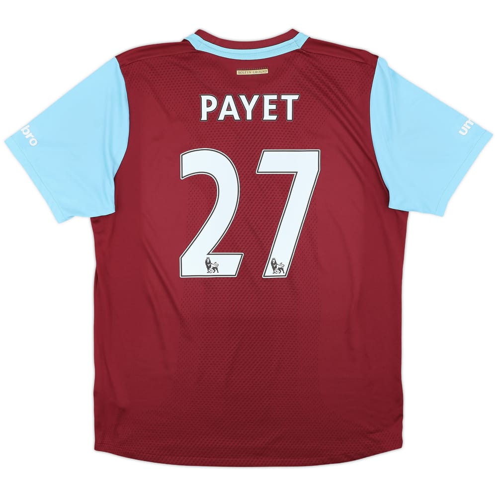2015-16 West Ham 'Boleyn' Home Shirt Payet #27 - 8/10 - (XL)