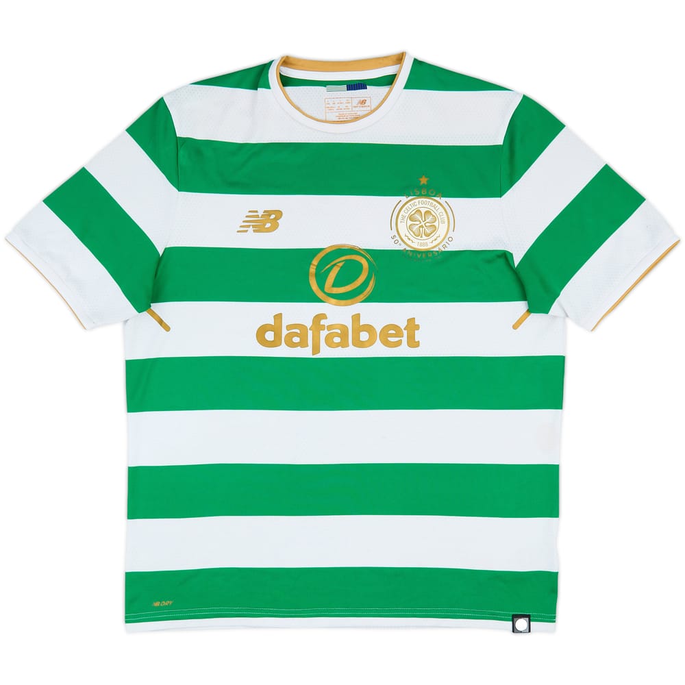 2017-18 Celtic 'Lisbon Lions 50th Anniversary' Home Shirt - 6/10 - (L)