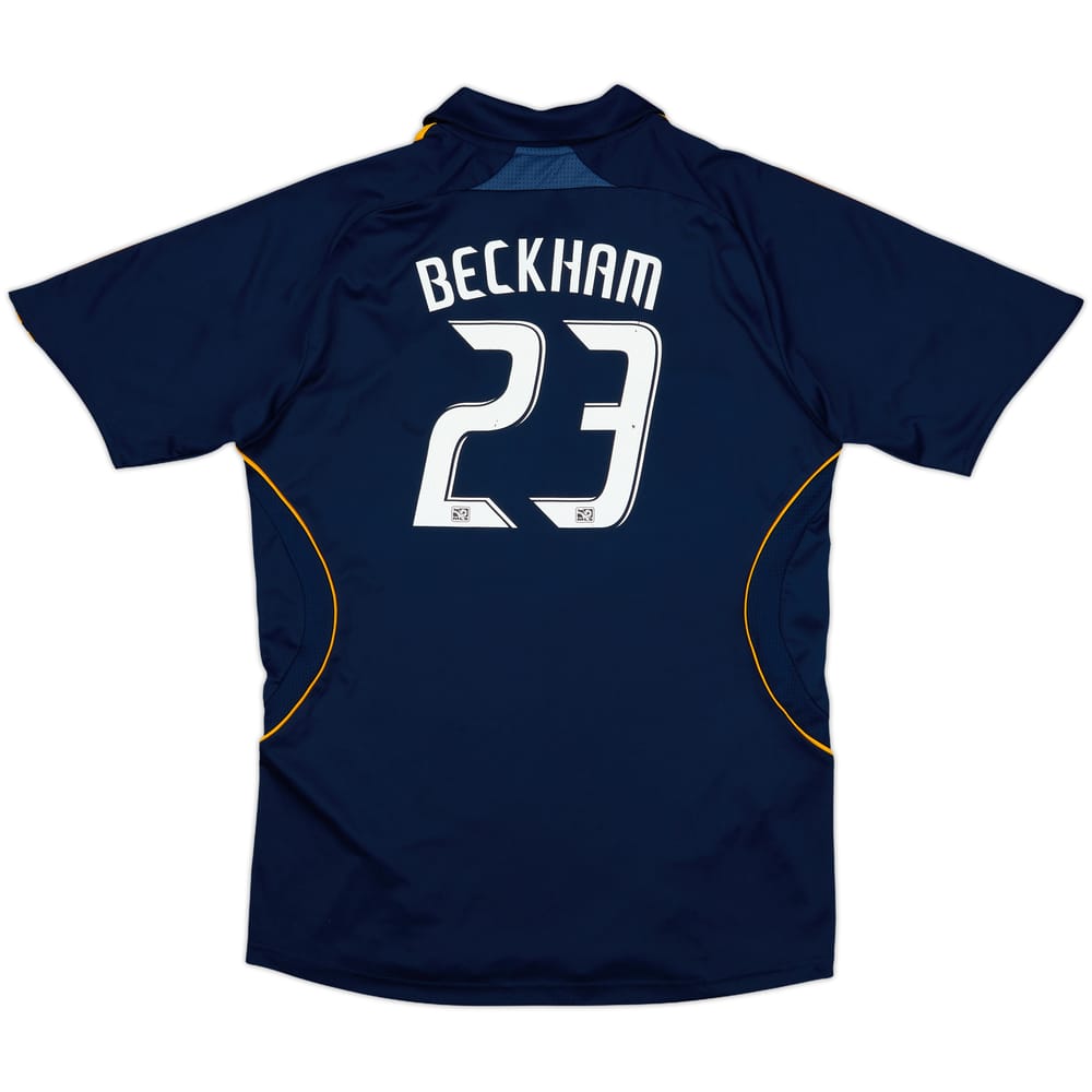 2007-08 LA Galaxy Away Shirt Beckham #23 - 7/10 - (XL.Boys)