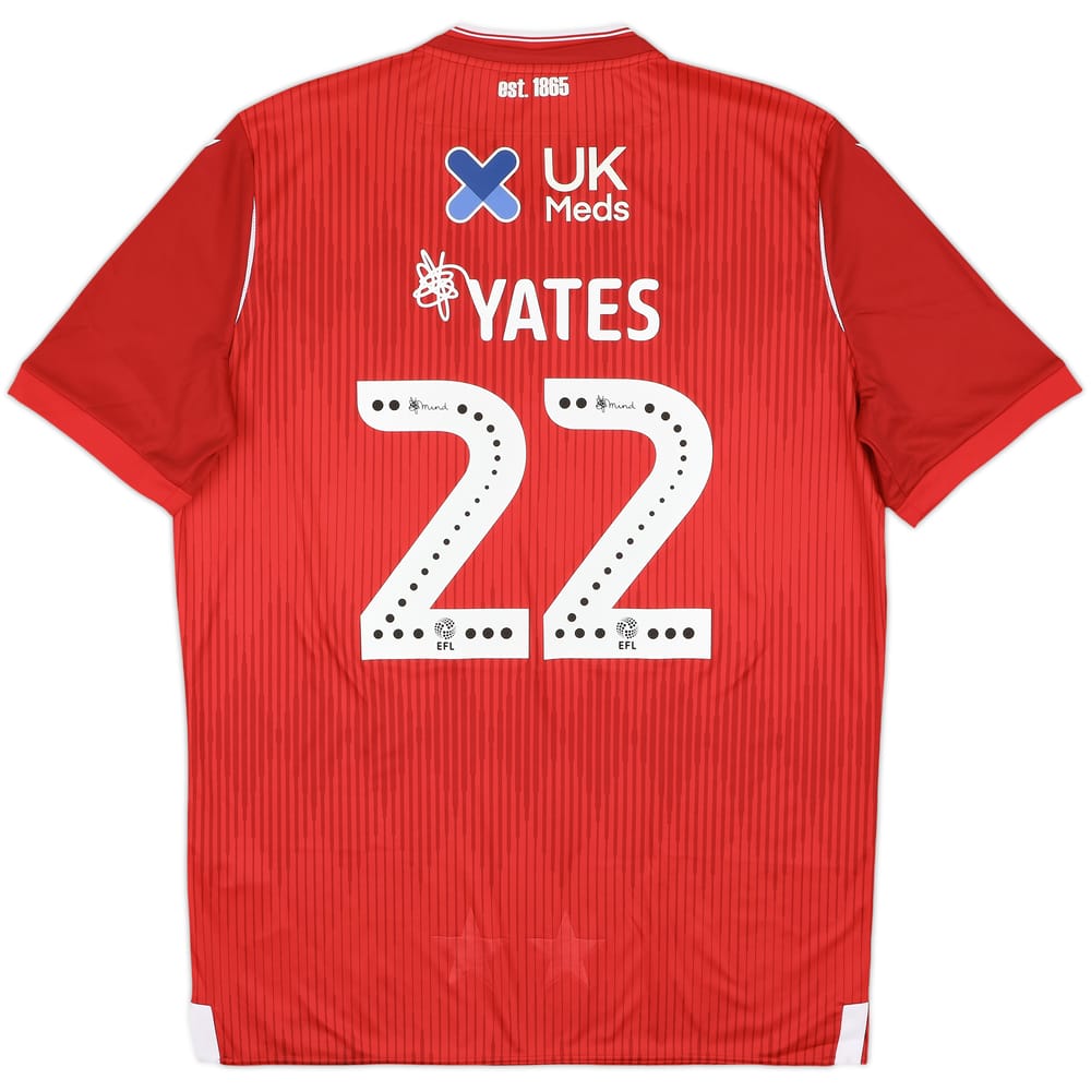 2019-20 Nottingham Forest Home Shirt Yates #22 - 10/10 - (3XL)