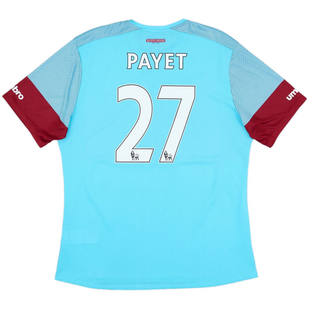 2015-16 West Ham Away Shirt Payet #27 - 7/10 - (XL)
