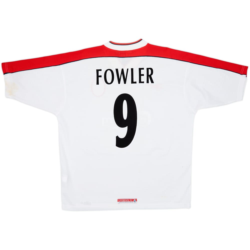 1998-99 Liverpool Away Shirt Fowler #9 - 6/10 - (L)