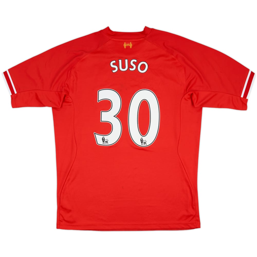 2013-14 Liverpool Home Shirt Suso #30 - 5/10 - (XL)
