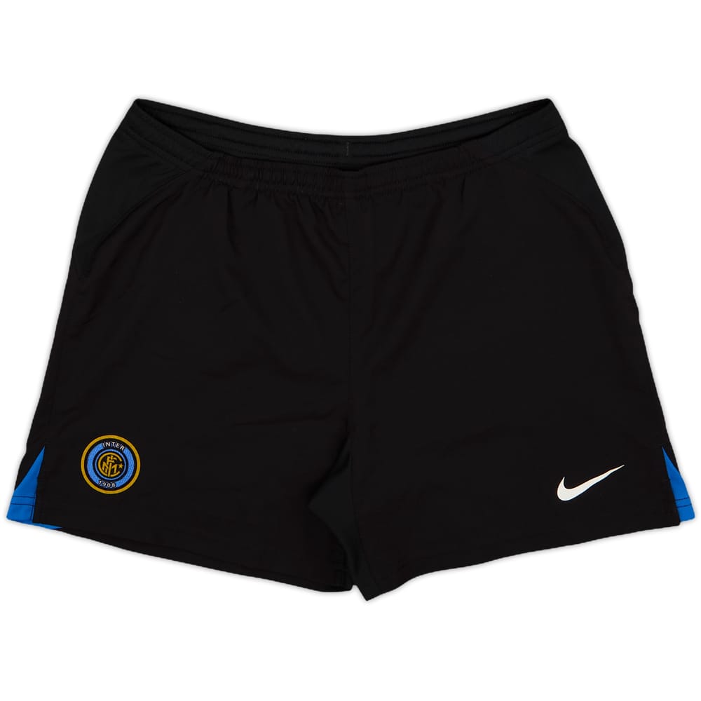 2005-06 Inter Milan Home Shorts - 8/10 - (XL.Boys)
