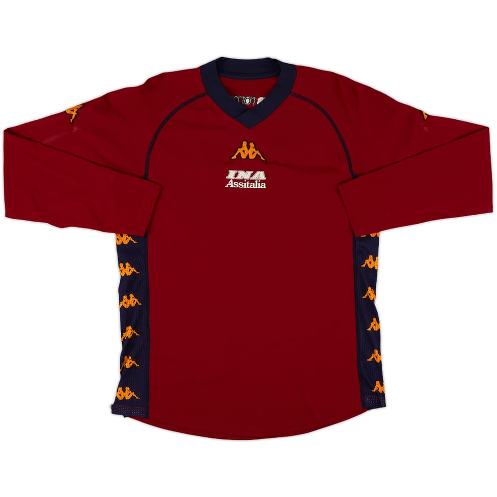 2001-02 Roma Kappa Training L/S Shirt - 6/10 - (S)