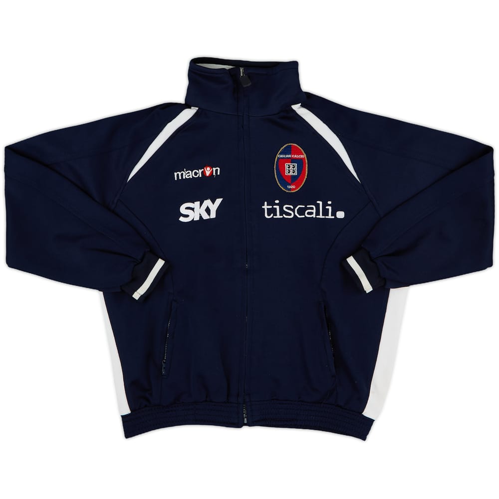2008-09 Cagliari Macron Track Jacket - 7/10 - (XXS)
