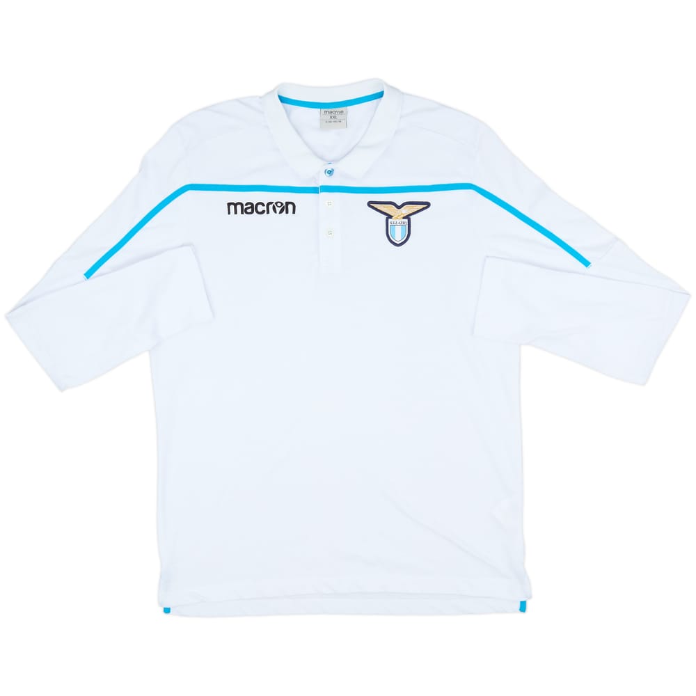 2018-19 Lazio Macron Polo L/S Shirt - 9/10 - (XXL)