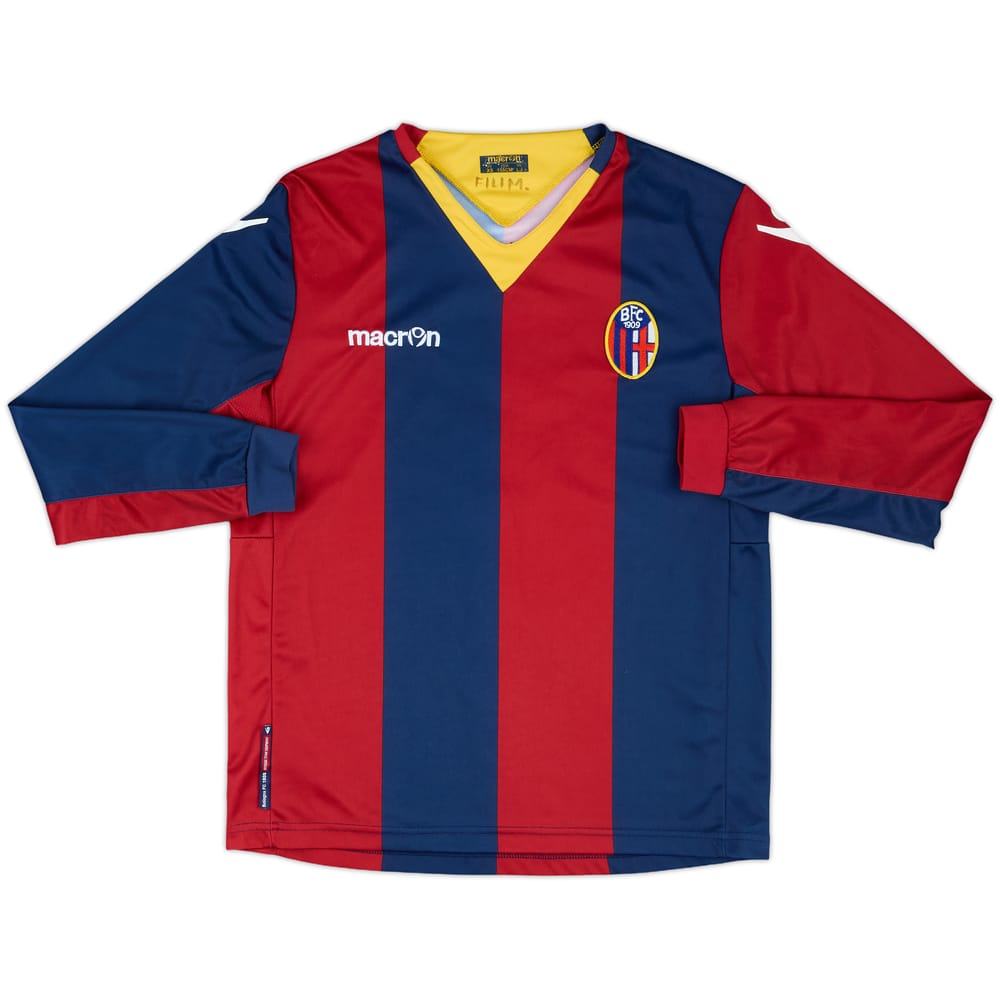 2011-12 2011-12 Bologna Home L/S Shirt #19 - 9/10 - (XS)