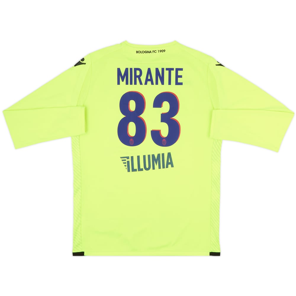 2016-17 Bologna GK Shirt Mirante #83 - 6/10 - (XL.Boys)