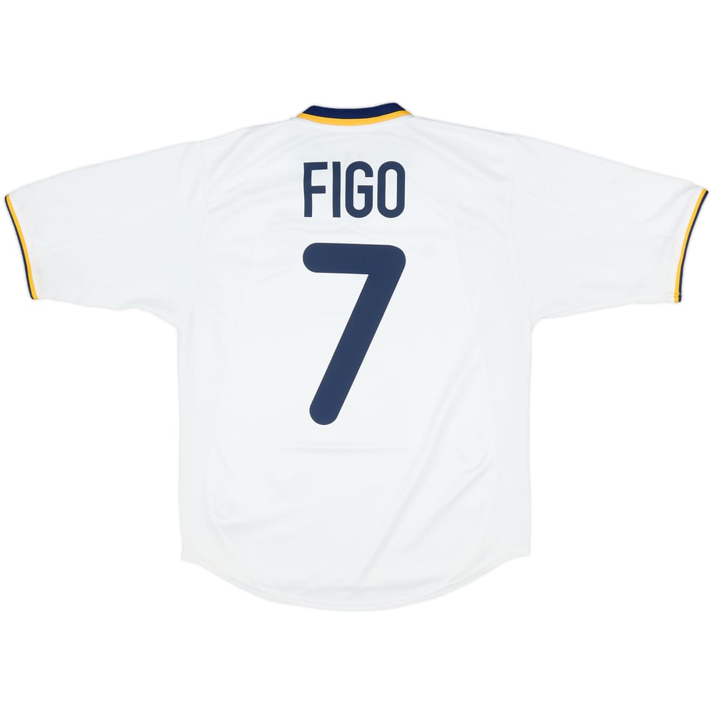 2000-02 Portugal Away Shirt Figo #7 - 9/10 - (S)