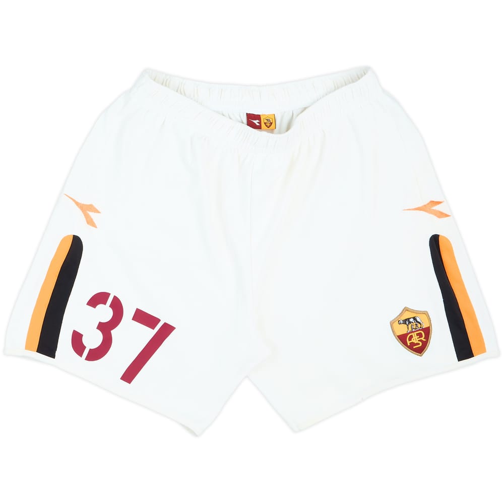 2003-04 Roma Player Issue Home Shorts #37 - 7/10 - (XL)