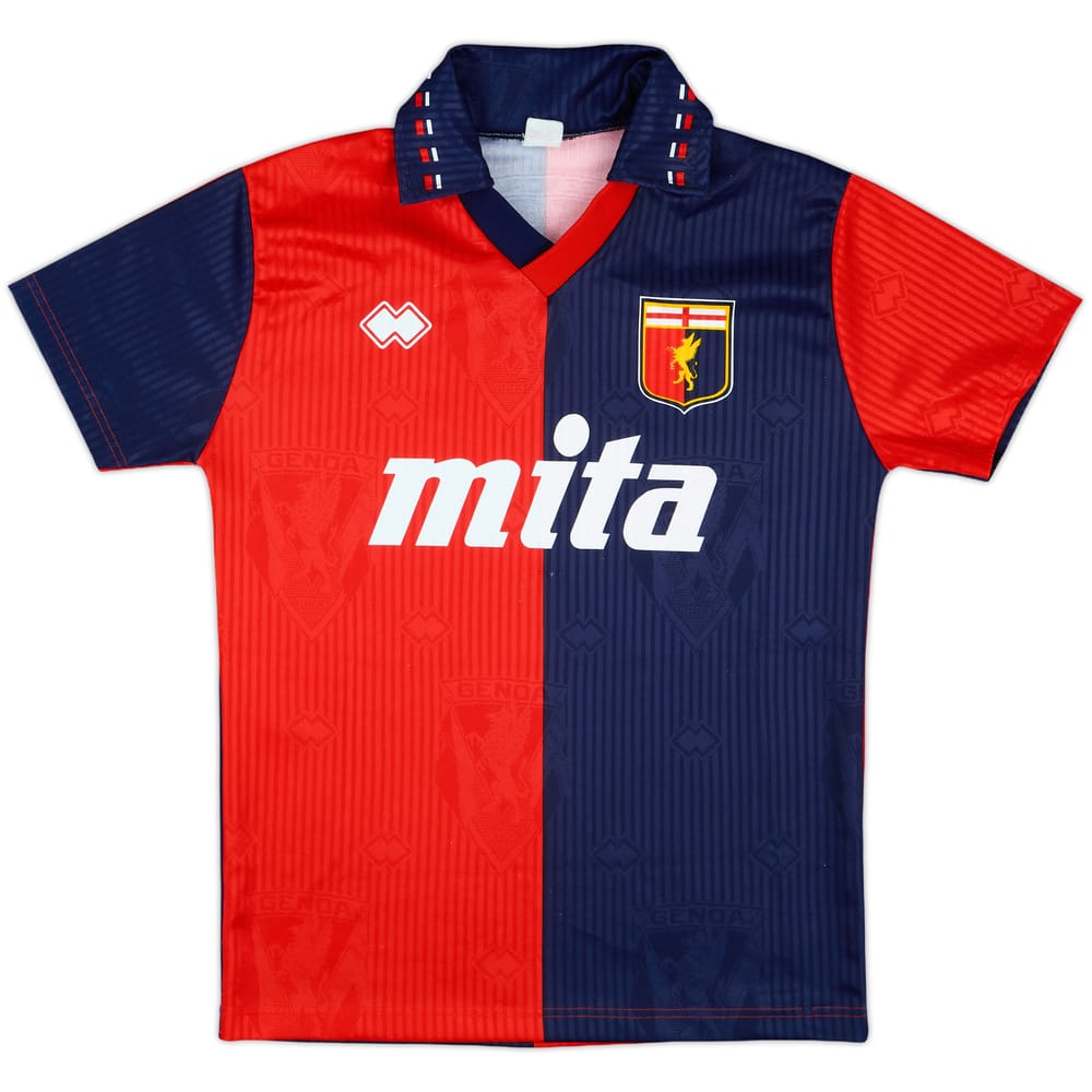 1990-91 Genoa Home Shirt - 8/10 - (M)