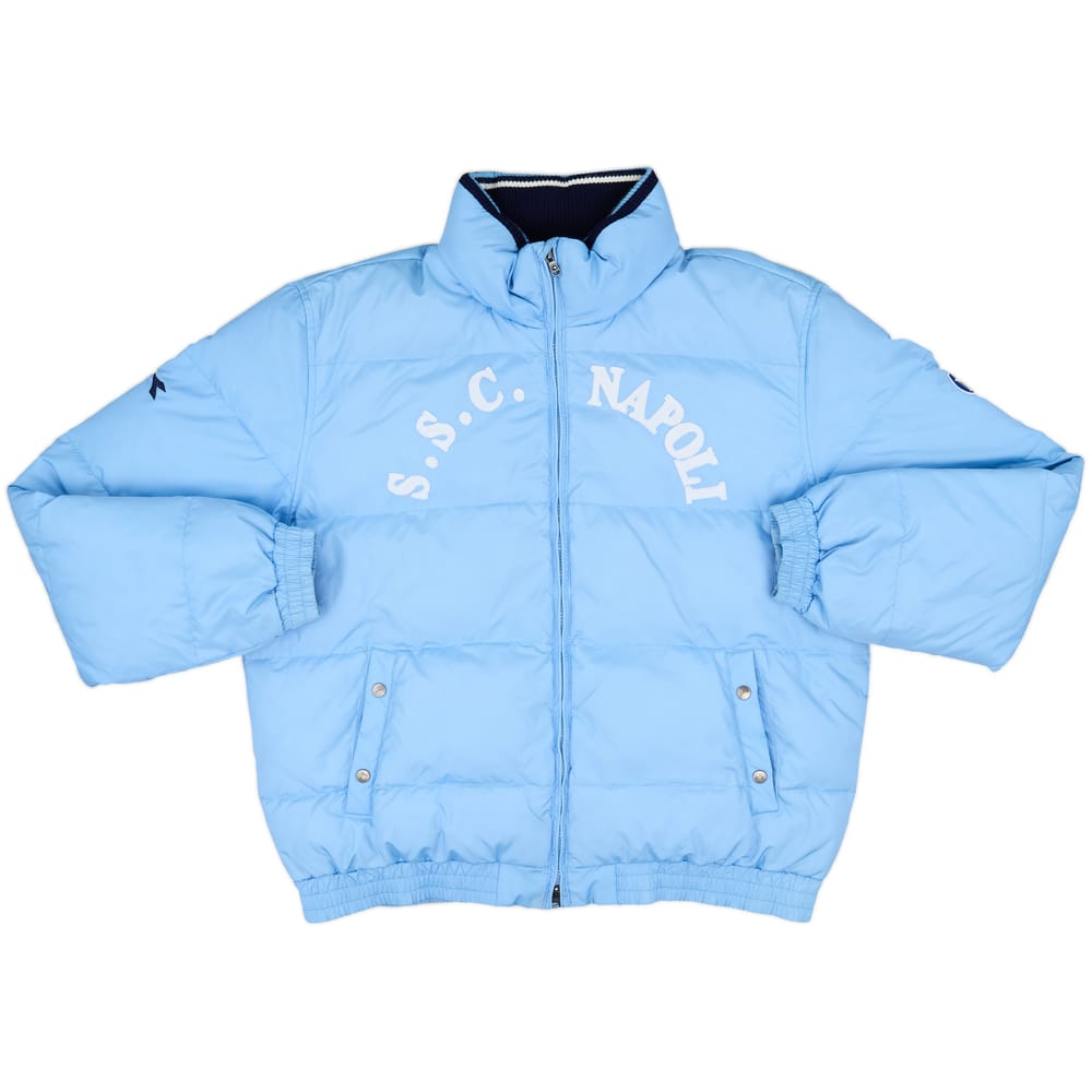 2007-08 Napoli Diadora Padded Bench Coat - 7/10 - (XL)