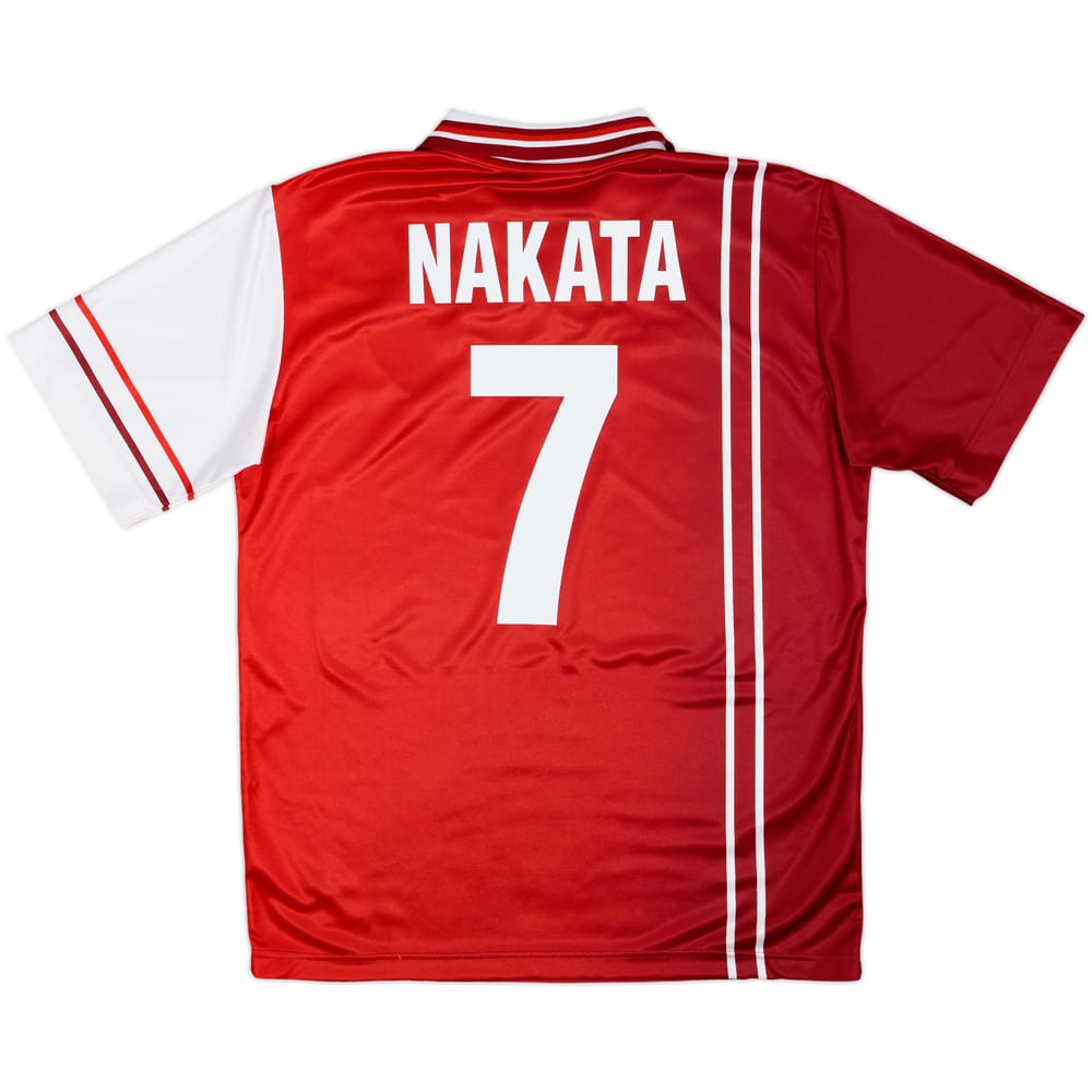 1998-99 Perugia Home Shirt Nakata #7 - 8/10 - (L)