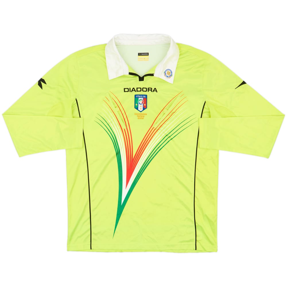 2011-12 Italy Diadora Referee L/S Shirt - 8/10 - (L)