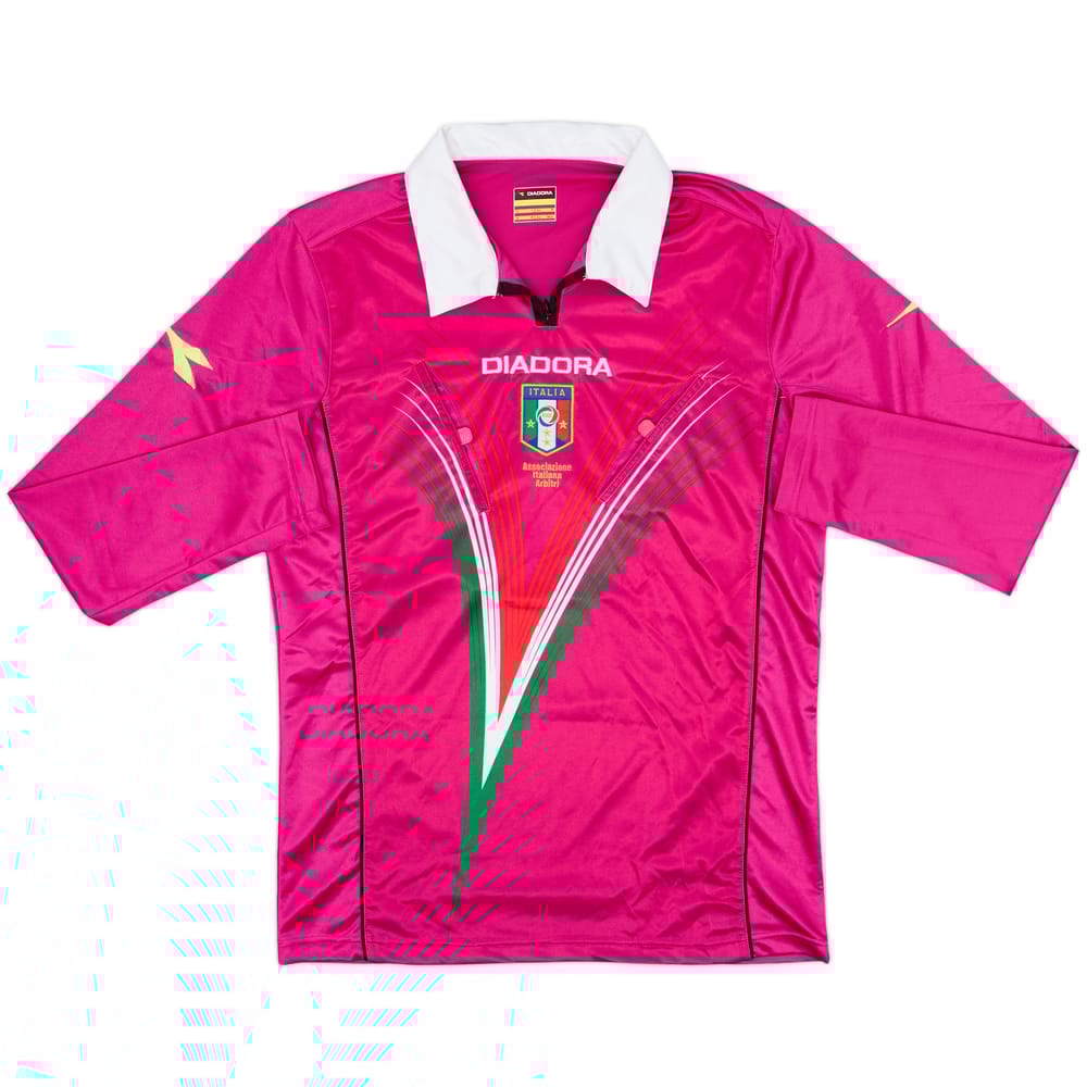 2011-12 Italy Diadora Referee L/S Shirt - 9/10 - (M)