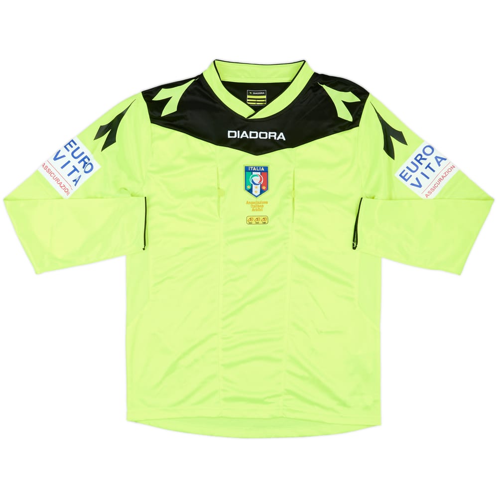 2015-16 Italy Diadora Referee L/S Shirt - 10/10 - (M)