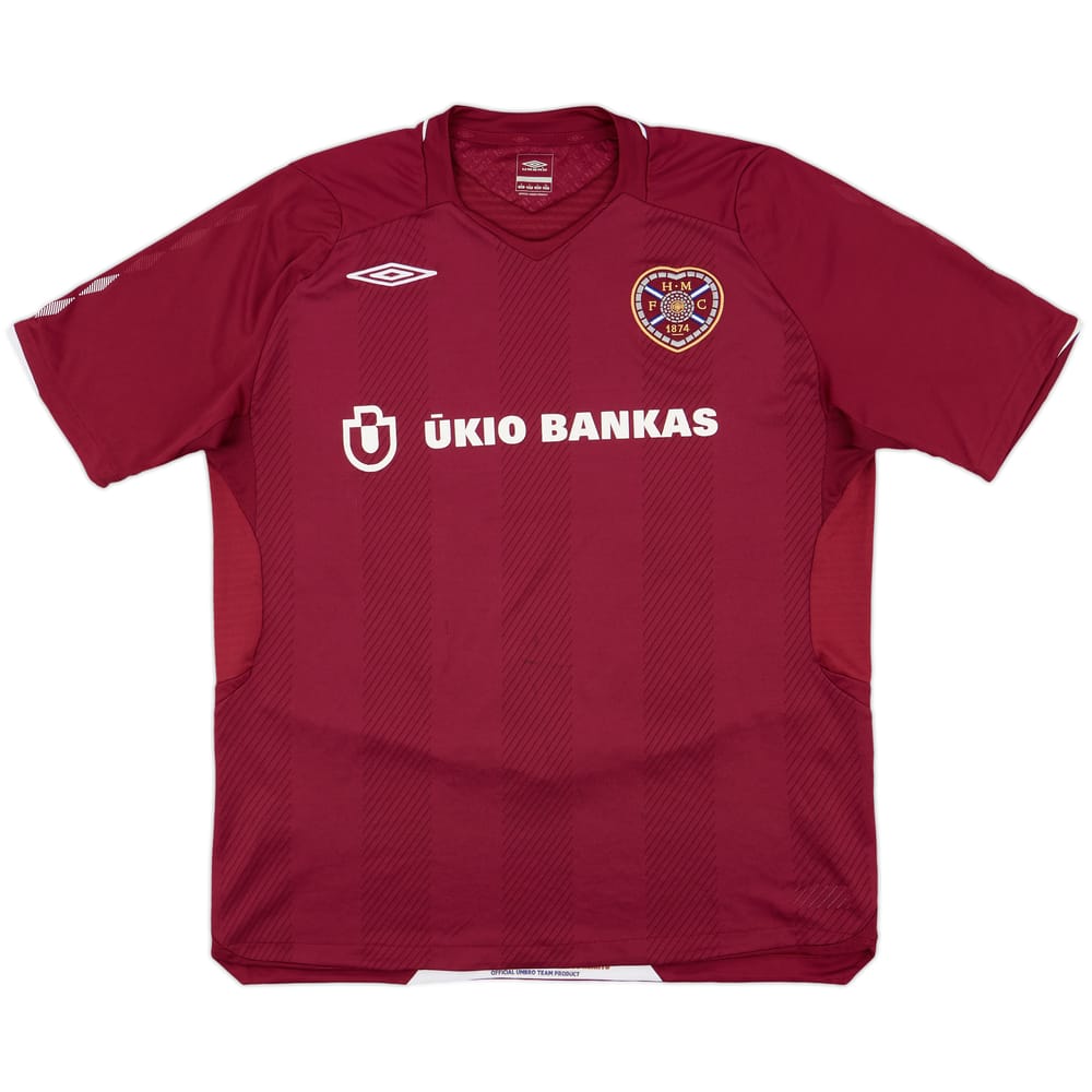 2008-09 Hearts Home Shirt - 9/10 - (L)