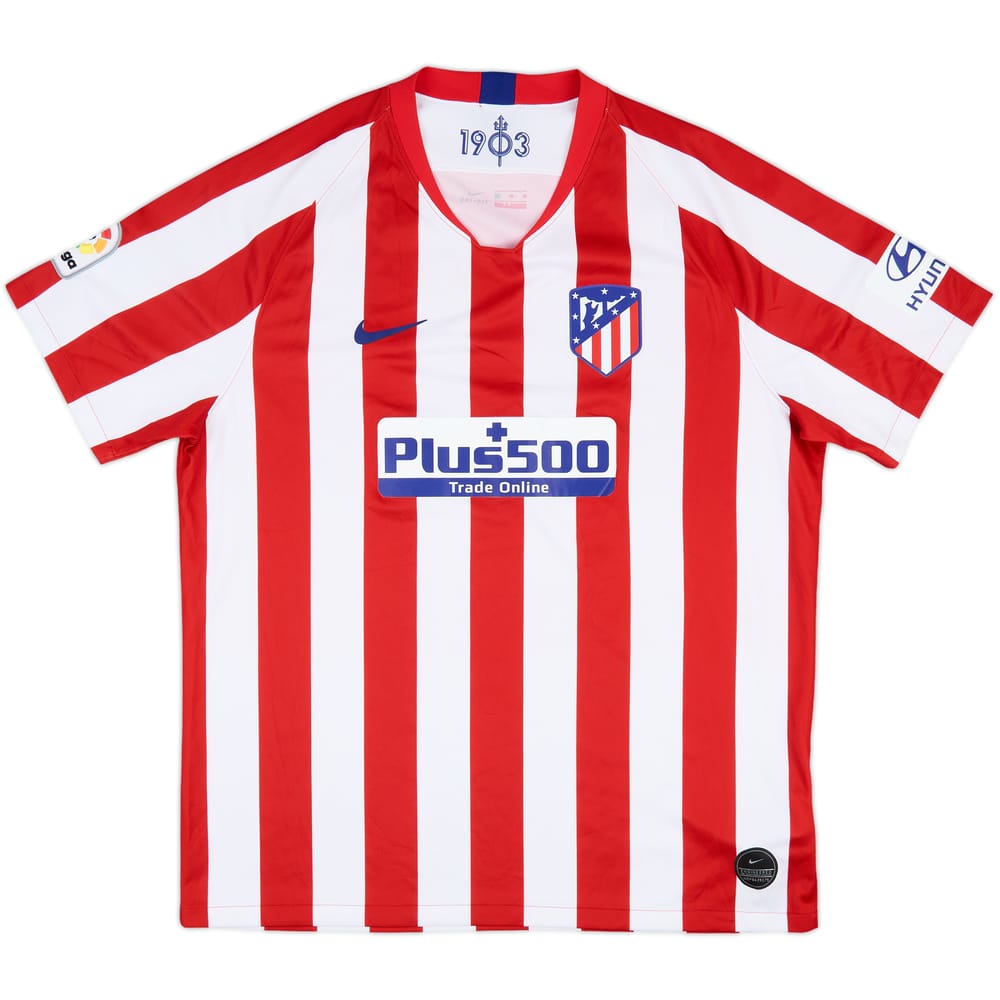 2019-20 Atletico Madrid Home Shirt - 9/10 - (XL)