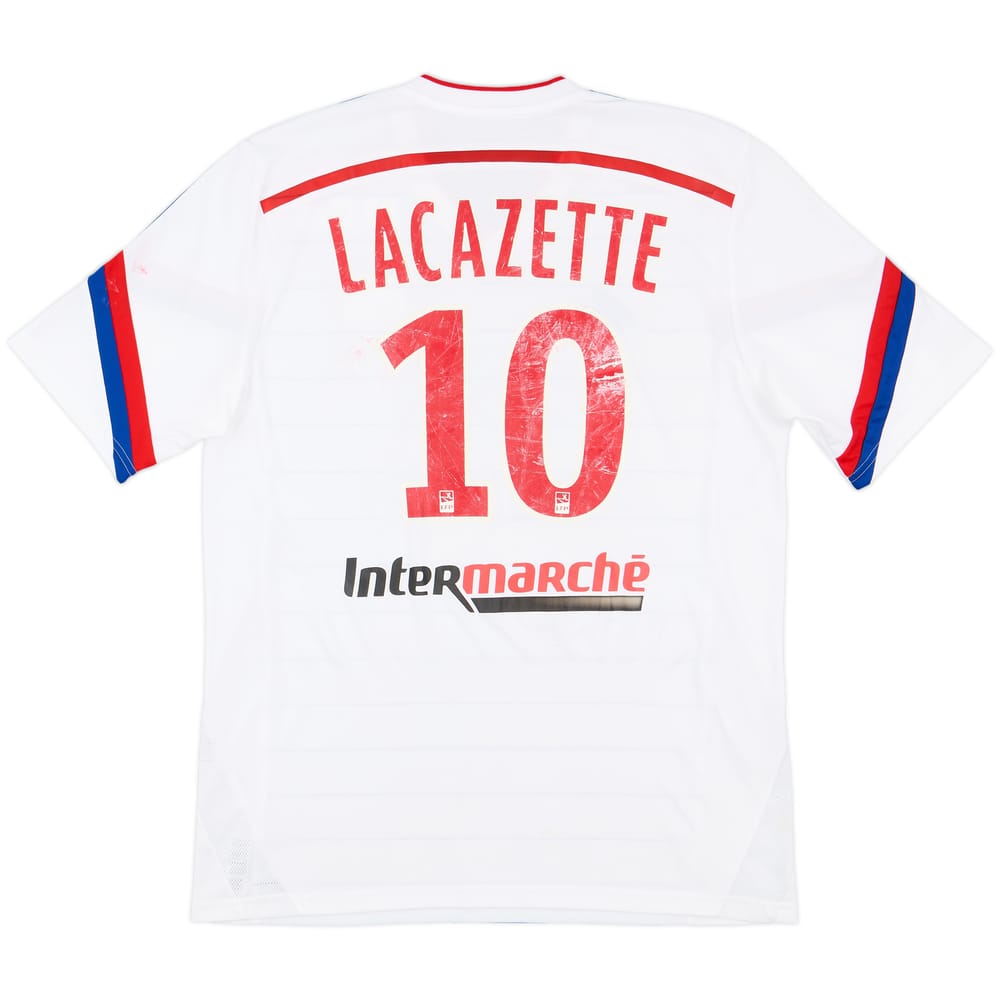 2014-15 Lyon Home Shirt Lacazette #10 - 4/10 - (L)